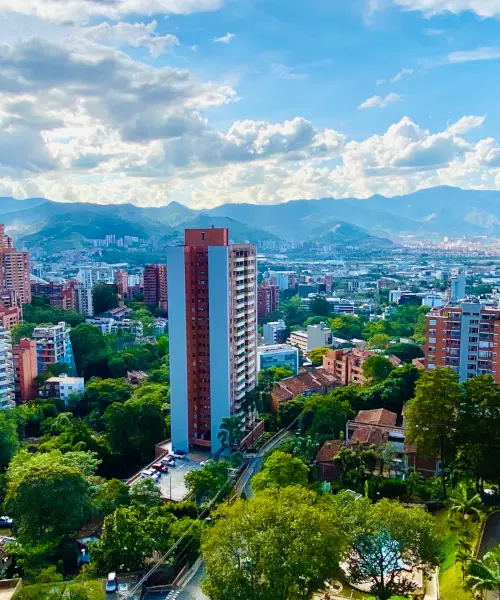 Vista representativa de Medellín